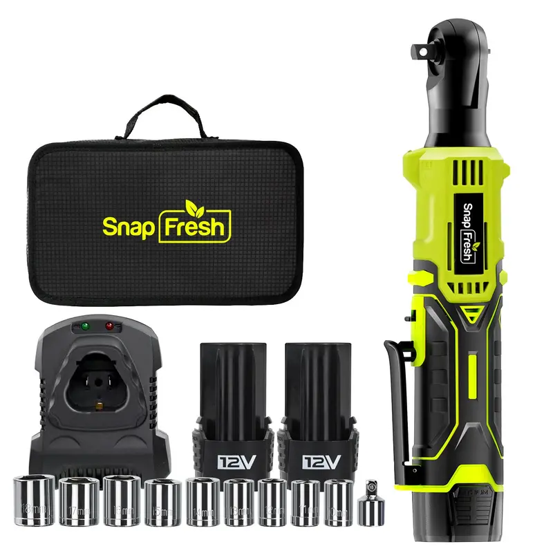 12V Compact Cordless Electric Ratchet Wrench 1