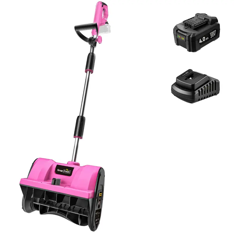 20V Brushless Cordless Snow Shovel With 4.0Ah Battery & Charger (Model Ss1201-P) 1