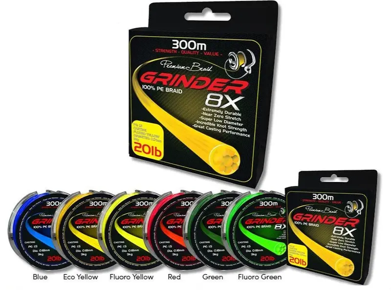 300-Meter Grinder 8-Strand Braided Fishing Line 1