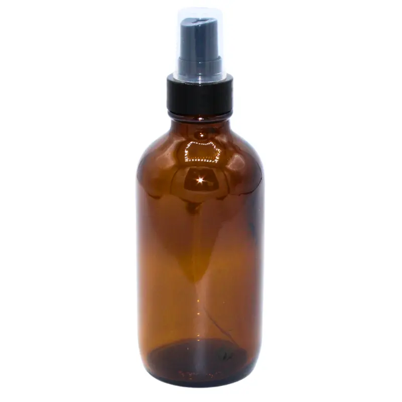 4 Oz Amber Glass Fine Mist Sprayer Bottle – Ideal For Toners & Serums 1