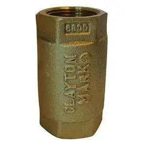 6300-11/2 Lead-Free Brass Check Valve – 1.5-Inch Diameter, Nsf Certified 1