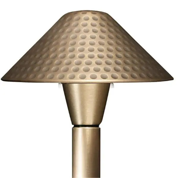 Advantage Adv-Ap-08B Jardin Hammered Shade – Brass Textured Surface 1