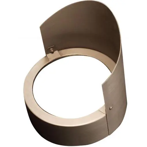 Advantage Adv-Ig-344B-Gs Brass-And-Glass Adjustable Guard With Shield For In-Ground Lights 1
