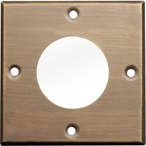 Advantage Adv-Ig-53B Cast Brass Square-Top Cover For Universal Mr16 Well Lights 1