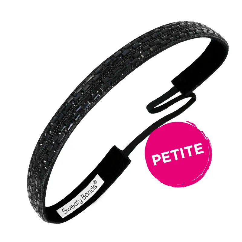 'Always In Style' Petite Bling Hair Tie – Black, 5/8-Inch 1