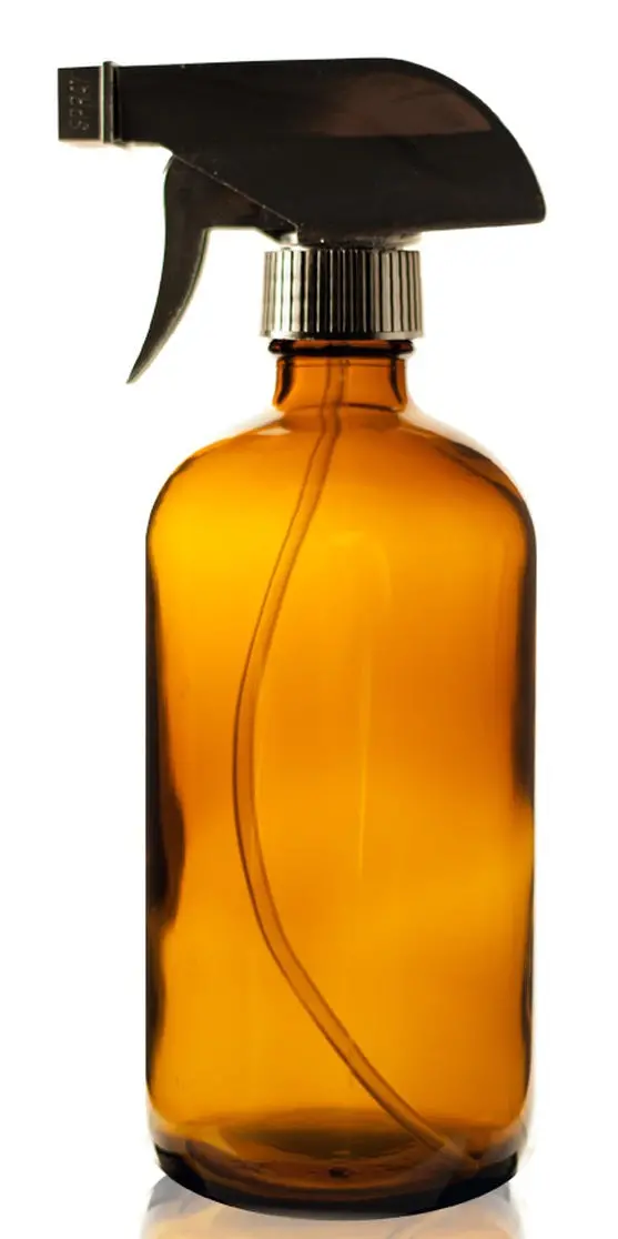 Amber Glass Trigger Sprayer Bottle – 16 Oz 1
