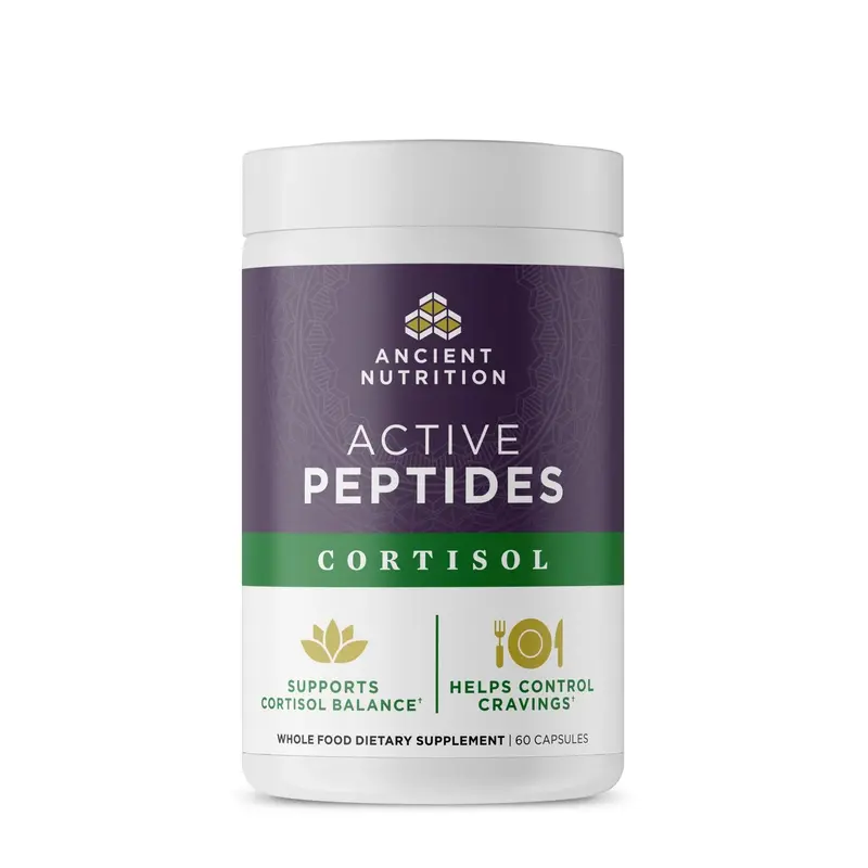 Ancient Nutrition Active Peptides Cortisol Balance Capsules – 60 Count 1