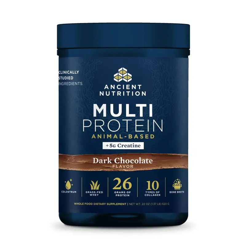 Ancient Nutrition Animal-Based Multi Protein + Creatine – Milk Chocolate, 620 G 1