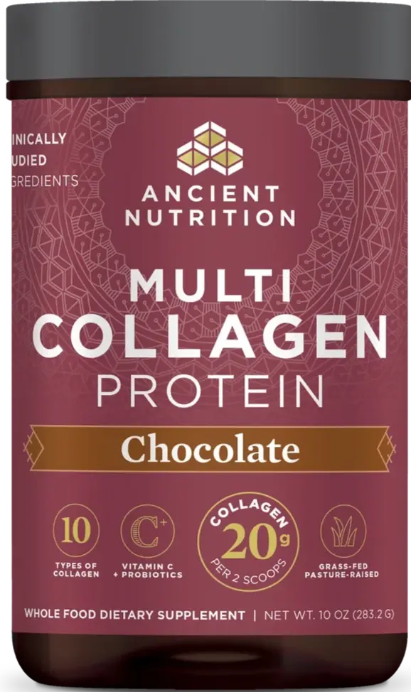 Ancient Nutrition Chocolate Multi Collagen Protein – Smaller Serving Size, 314G 1