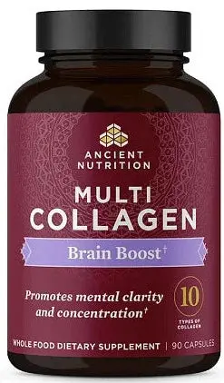 Ancient Nutrition Multi Collagen Capsules – Brain Support, 90 Count 1
