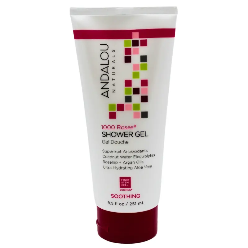 Andalou Naturals 1000 Roses Shower Gel – Floral Hydrating Formula, 8.5 Oz 1