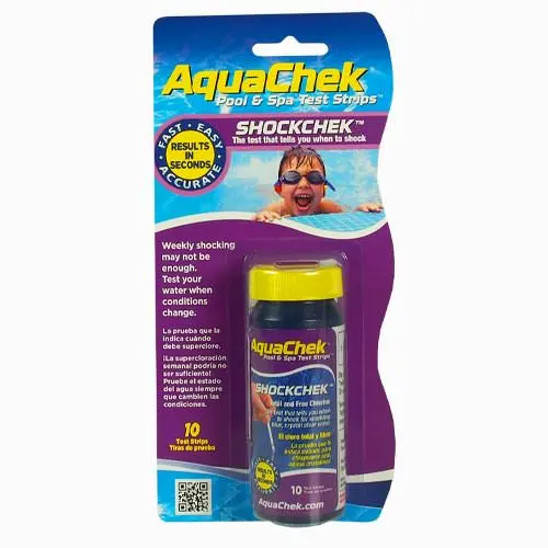 Aquachek Shockchek Chlorine Test Strips For Quick Water Testing 1