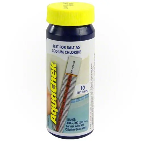 Aquachek White Salt Test Strips – 10-Count Pack 1