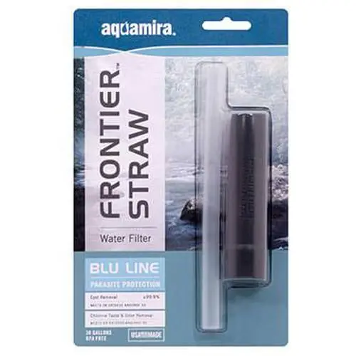 Aquamira Frontier Straw Portable Water Purification Filter 1