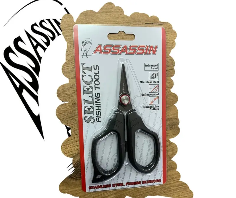 Assassin Select Stainless Steel Fishing Scissors – Corrosion-Resistant 1