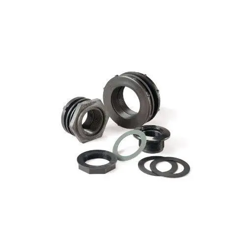 Atlantic Water Gardens Ha1500 1.5" Female Iron Pipe Thread Bulkhead Fitting 1