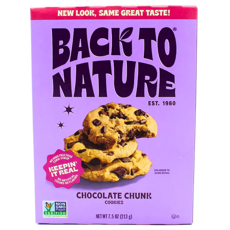 Back To Nature Chocolate Chunk Cookies – 7.5 Oz 1