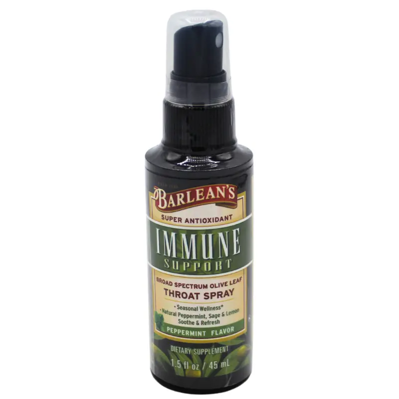 Barlean’S Olive Leaf Immune Support Throat Spray – 1.5 Oz 1