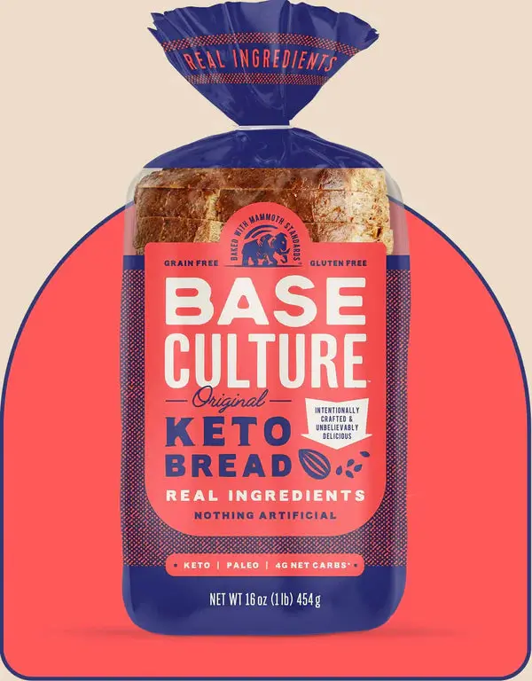 Base Culture Original Keto Bread – Grain-Free, 16 Oz 1
