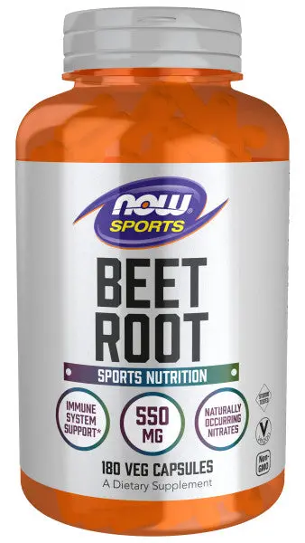 Beet Root Dietary Supplement Capsules – Now Foods, 180 Count 1