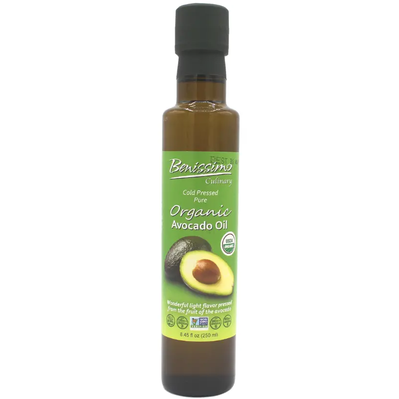 Benissimo Organic Cold-Pressed Avocado Oil – 8.45Oz Bottle 1