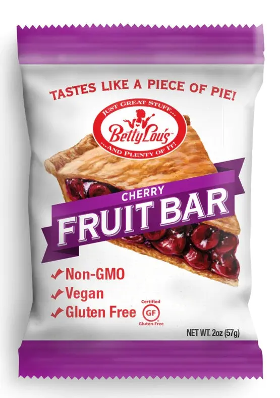 Betty Lou'S Cherry Fruit Bars – 2 Oz Individually Wrapped Snack 1