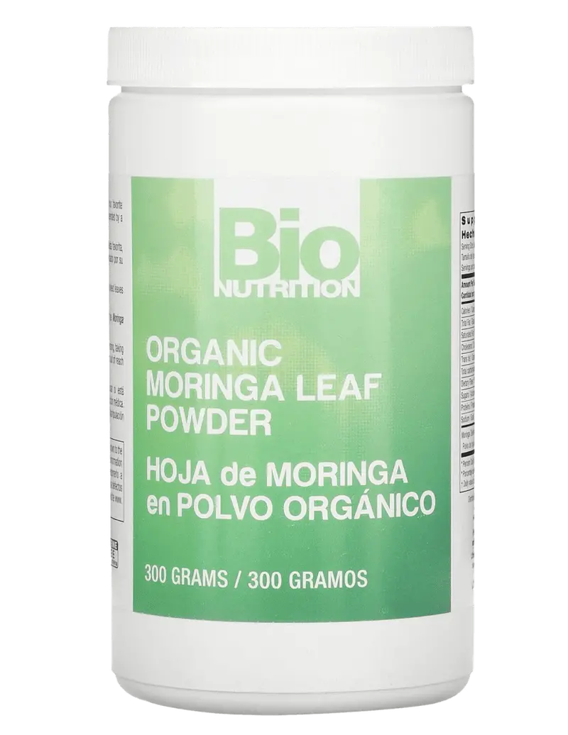 Bio Nutrition Organic Moringa Leaf Powder — 300 G 1