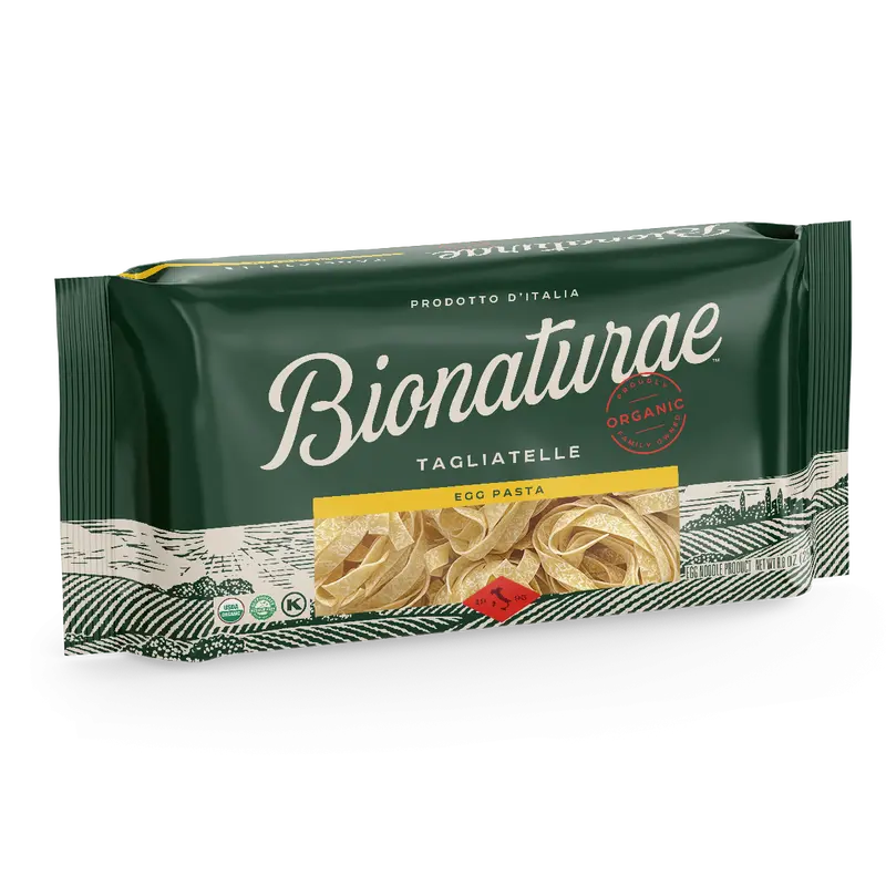 Bionaturae Organic Egg Tagliatelle Pasta, 8.8 Oz Box 1