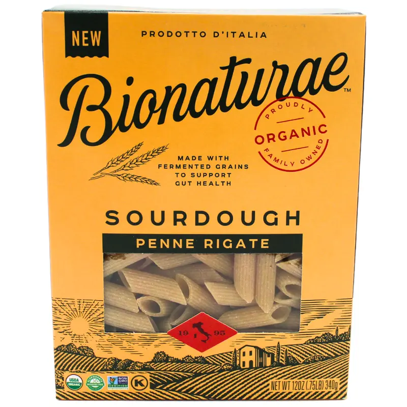 Bionaturae Organic Sourdough Penne Rigate Pasta — 12 Oz Box 1