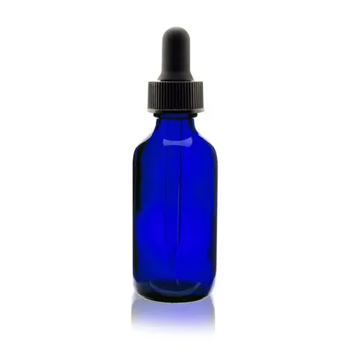 Blue Glass Dropper Bottles – 2 Fl Oz (Pack Of 1) 1