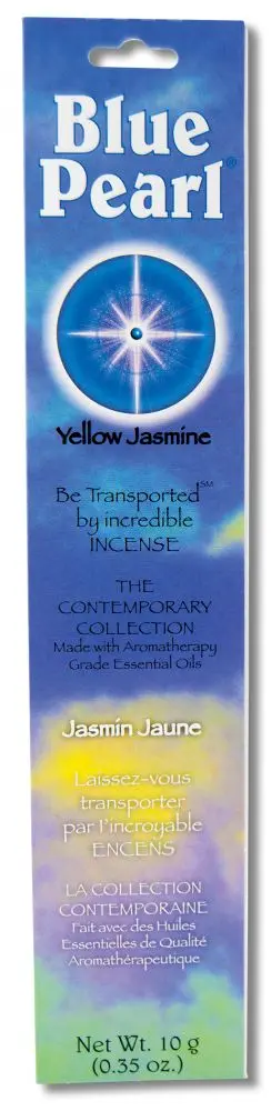 Blue Pearl Yellow Jasmine Incense Cones – Hand-Rolled Aromatic Blend, 10 Grams 1