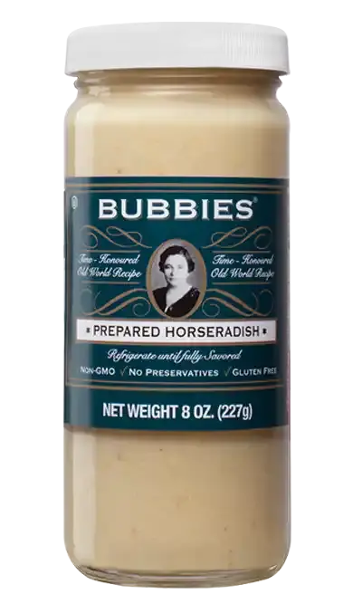Bubbies Prepared Horseradish – Bold & Fresh, 8 Oz Refrigerated Condiment 1
