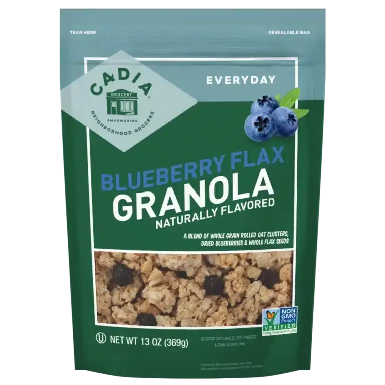 Cadia Blueberry Flax Granola – 13 Oz Organic Crunchy Snack 1