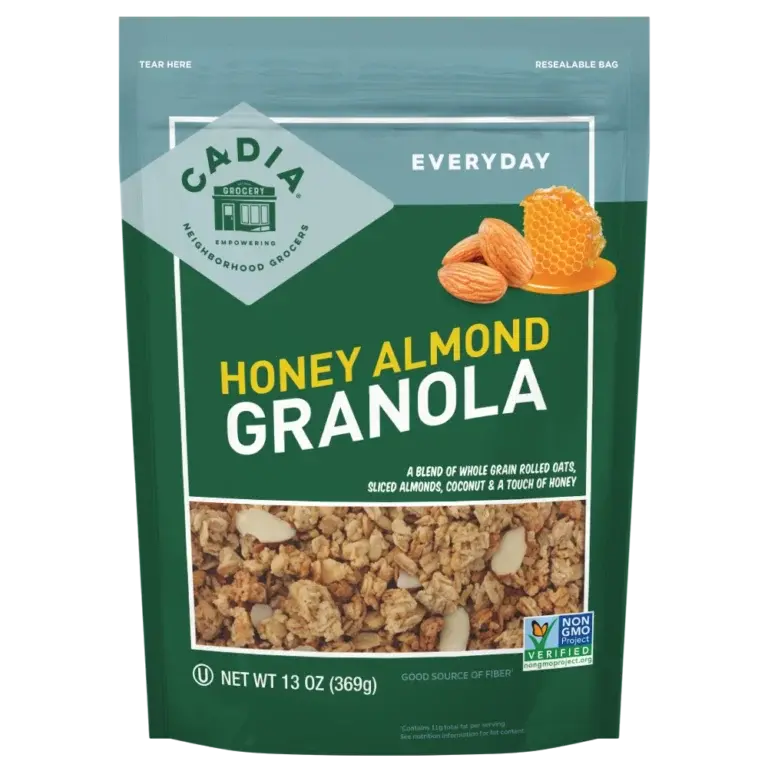 Cadia Honey Almond Granola – 13 Oz Natural Breakfast Mix 1