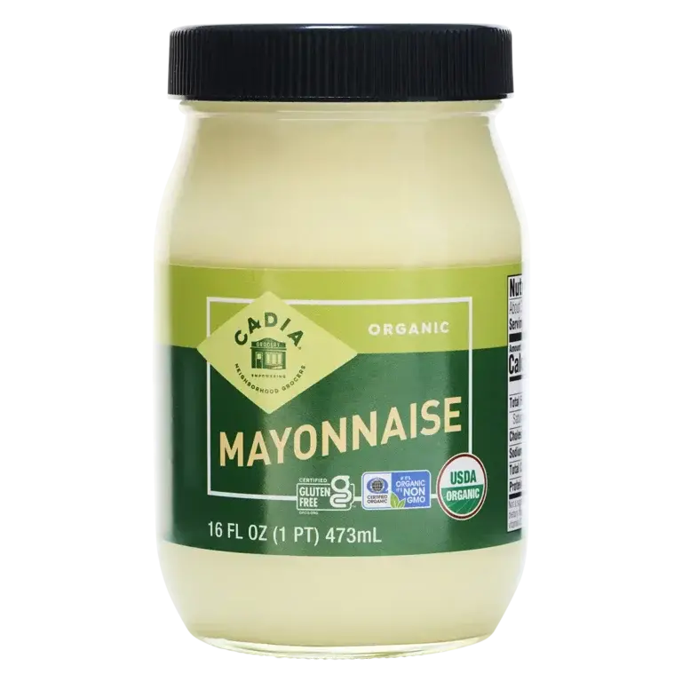 Cadia Organic Mayonnaise – 16 Fl Oz Jar 1