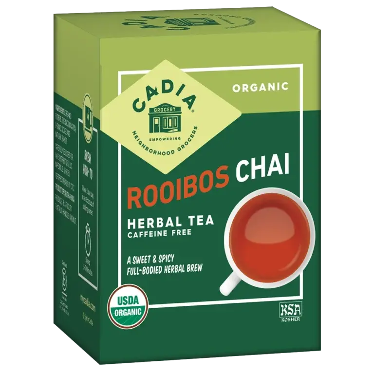 Cadia Organic Rooibos Chai Tea Bags – 16 Count 1