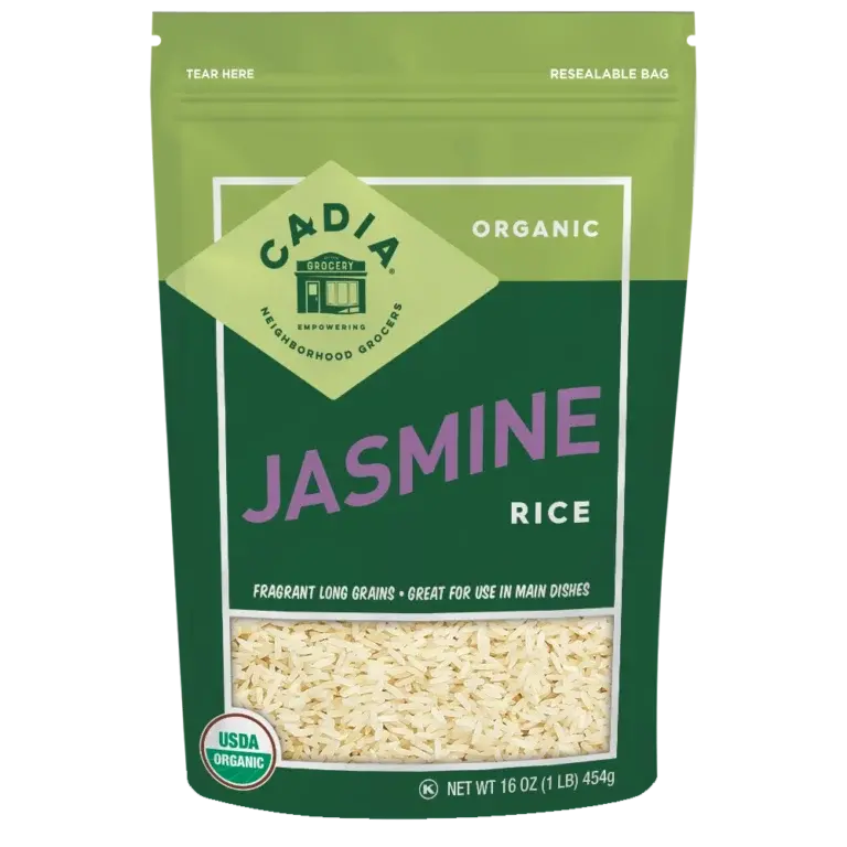 Cadia Organic White Jasmine Rice – 16 Oz 1
