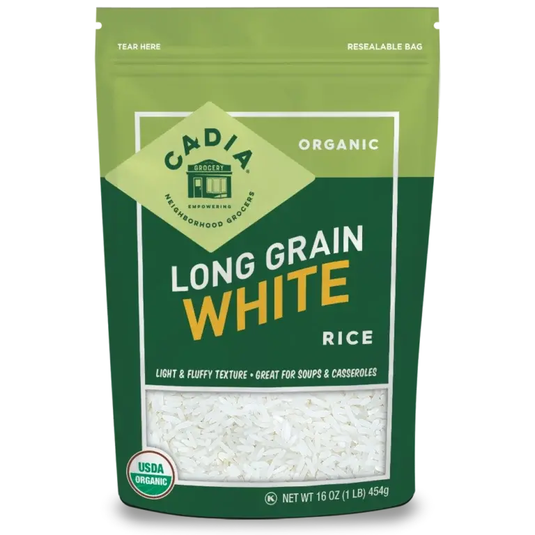 Cadia Organic White Long Grain Rice – 16 Oz 1