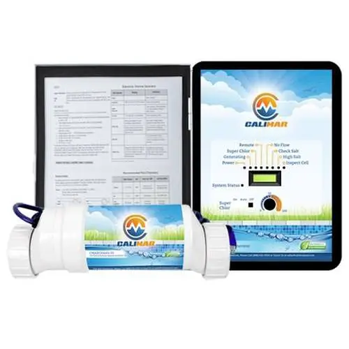 Calimar Cmarsha15-3Y Salt Chlorine Generator – Supports Up To 15,000 Gallons 1