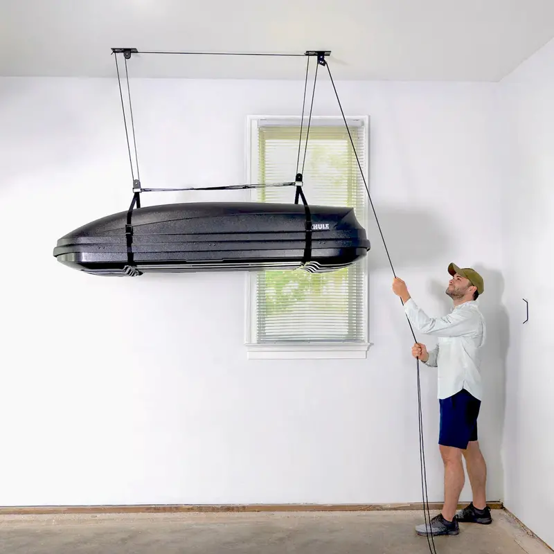 Cargo Box Ceiling Hoist – 150-Pound Load, 14-Foot Vertical Lift 1