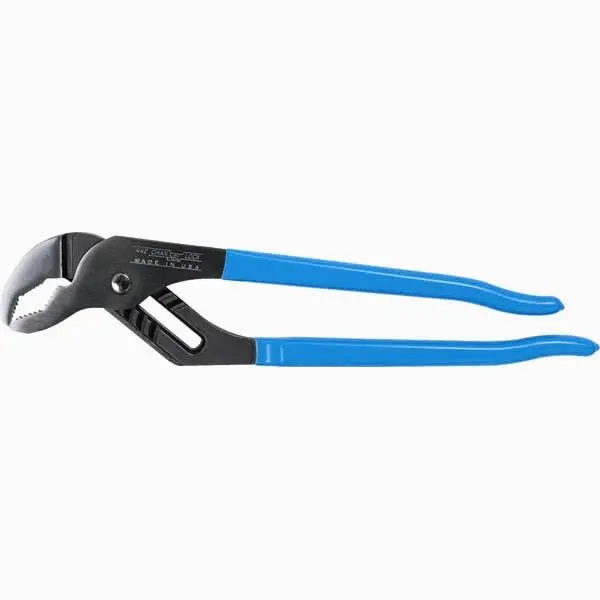 Channellock 12-Inch V-Jaw Tongue-And-Groove Pliers – Heavy-Duty Grip (442G) 1