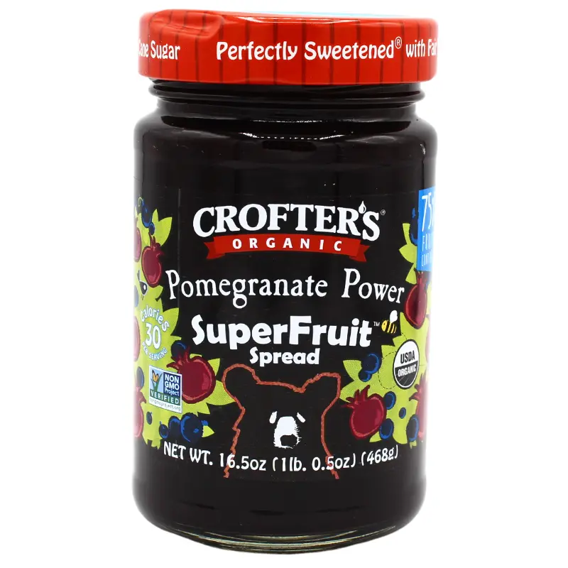 Crofter’S Organic Pomegranate Power Spread – Tart & Nutrient-Dense, 16.5 Oz 1
