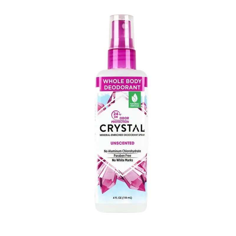 Crystal Unscented Mineral Deodorant Spray – 4 Oz 1