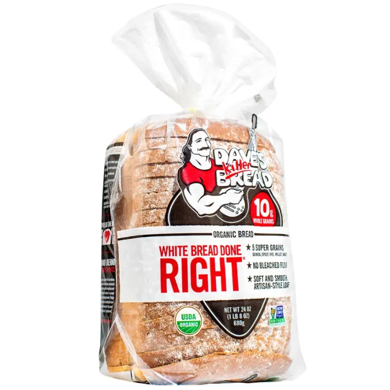 Dave'S Killer Bread Plain White - Made With Whole Grains (24 Oz, Frozen) 1
