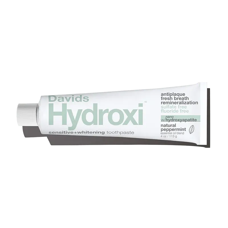 Davids Hydroxi™ Peppermint Toothpaste – Sensitive + Whitening Formula With Nano Hydroxyapatite, 4 Oz 1