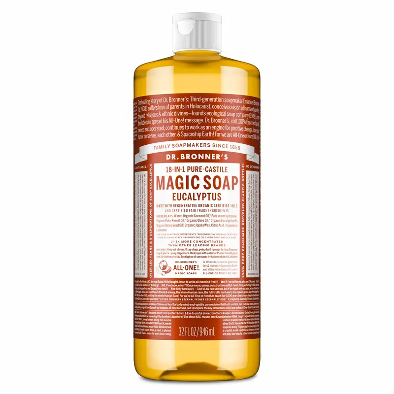 Dr. Bronner’S Pure-Castile Liquid Soap – Eucalyptus Scent, 32 Oz 1
