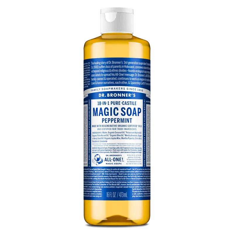 Dr. Bronner’S Pure-Castile Liquid Soap – Peppermint Scent, 16 Oz (Discontinued) 1