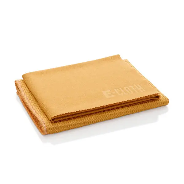 E-Cloth Window Cleaning Cloths – Orange Dual-Pack For Superior Glass Clarity 1