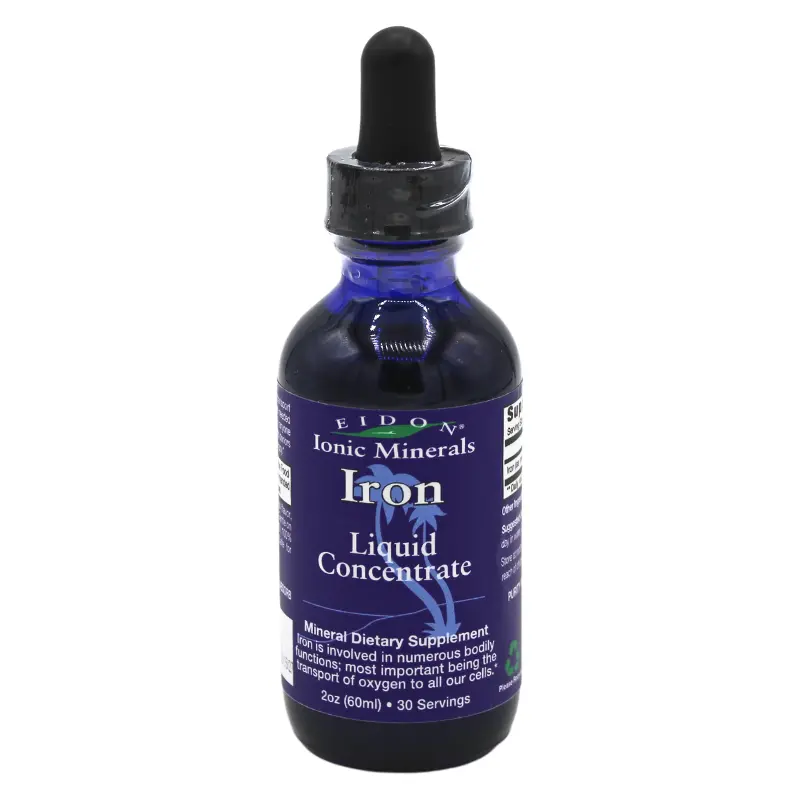 Eidon Iron Ionic Liquid Supplement – 2 Oz Bioavailable Mineral Concentrate 1