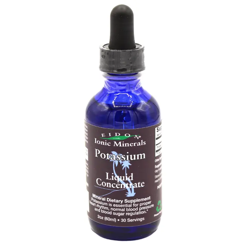 Eidon Potassium Ionic Liquid Supplement – 2 Oz Electrolyte Mineral Concentrate 1